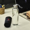 Gift Sleek Glass Bottle With Sleeve - Personalized