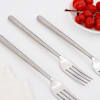 Gift Sleek Silver Table Forks - Set Of 6