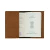 Buy Sleek Tan And Peach Couple Passport Covers - Personalized