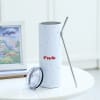 Gift Sleigh All Day Personalized Stainless Steel Tumbler With Straw