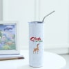 Sleigh All Day Personalized Stainless Steel Tumbler With Straw Online