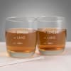 Small - Large Personalized Whisky Glasses (Set of 2) Online