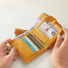 Buy Small Zippered Wallet With Tassel For Women - Tan