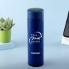 Buy Smart Blue Personalized Stainless Steel Water Bottle (350 ml)