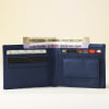 Shop Smart Leather Wallet Personalized Combo For Men - Blue