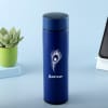 Shop Smart Personalized Stainless Steel Water Blue Bottle (350 ml)