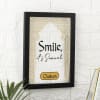 Gift Smile Its Sunnah Personalized Frame