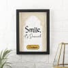 Smile Its Sunnah Personalized Frame Online