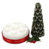 Snow Flake Christmas Fruit 6 inches Cake Online