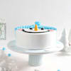 Gift Snowman Semi Fondant Cake