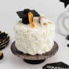 Snowy White Delicious Graduation Cake (1 Kg) Online