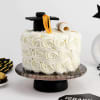 Gift Snowy White Delicious Graduation Cake (2 Kg)