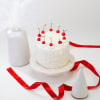 Gift Snowy White Forest Cake (500 gms)