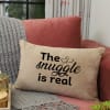 Snuggle Is Real Velvet Cushion Online