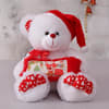 Soft Fur Teddy With Santa Cap Online