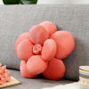 Buy Soft Pink Flower Velvet Cushions (Set of 2)