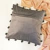 Buy Soft Velvet Personalized Cushion Cover - Grey