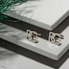 Shop Sophisticated Personalized Gold And Silver Initials Cufflinks
