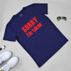 Buy Sorry I'm Taken Mens T-shirt - Navy Blue