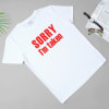 Buy Sorry I'm Taken Mens T-shirt - White