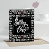 Sorry My Love Personalized Greeting Card Online