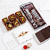 Sparkling CZ Ganesha Rakhi Hamper Online