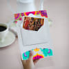 Gift Sparkling Diwali Personalized Greeting Card With Envelope