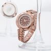 Sparkling Elegance Personalized Rose Gold Watch Online