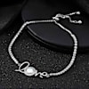 Gift Sparkling Love Sterling Silver Love Bracelet