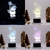 Buy Sparkling Snowman Black Base LED Lamp