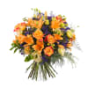 Special bouquet with orange roses Online