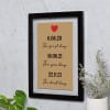 Gift Special Dates Personalized Wooden Photo Frame