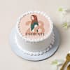 Gift Special Emirati Women's Day Photo Cake - Half kg