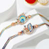 Special Vibrant Peacock Rakhi - Set Of 2 Online