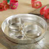 Buy Spectacular Silver Plated Thali Set