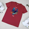 Spider-Man Mania Personalized Tee For Men Maroon Online