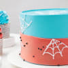 Shop Spider Web Vanilla And Chocolate Cake 600 gm