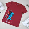 Spidey Love Personalized Tee For Men Maroon Online