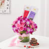 Gift Splendid Floral And Chocolate Combo