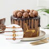 Splendid Rakhis And Luscious Chocolate Cake Combo Online