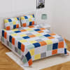Gift Squares Printed Fitted Double Bedsheet