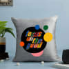 Stay Positive Grey Cushion Cover Online