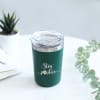 Buy Stay Positive - Stainless Steel Tumbler - Personalized - Green