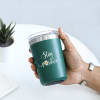 Stay Positive - Stainless Steel Tumbler - Personalized - Green Online