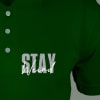 Gift Stay Weird Polo T-shirt - Green