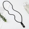 Buy Stellar Elegance - Personalized Pendant Chain And Cuff Bracelet Set - Gemini
