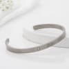 Gift Stellar Glam Personalized Women's Cuff Bracelet - Silver
