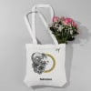 Stellar Sun Sign - Personalized Canvas Tote Bag - Aries Online