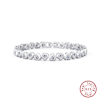 Sterling Silver Heart-Cut CZ Tennis Bracelet Online