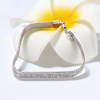 Gift Sterling Silver Mesh Link Bracelet